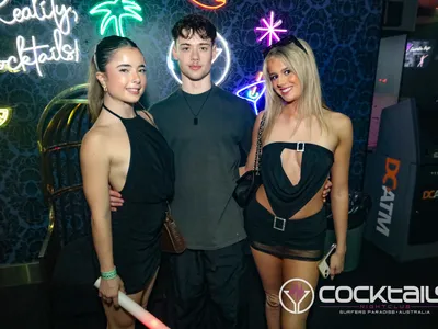 A professional photo of guests enjoying themselves at Cocktails Nightclub from our gallery.