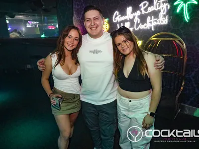 A professional photo of guests enjoying themselves at Cocktails Nightclub from our gallery.