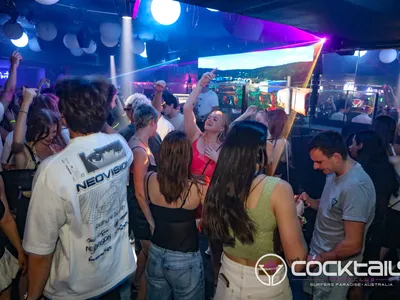 A professional photo of guests enjoying themselves at Cocktails Nightclub from our gallery.