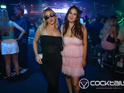 A professional photo of guests enjoying themselves at Cocktails Nightclub from our gallery.