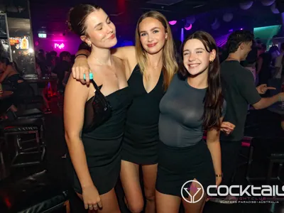 A professional photo of guests enjoying themselves at Cocktails Nightclub from our gallery.