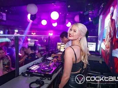 A professional photo of guests enjoying themselves at Cocktails Nightclub from our gallery.