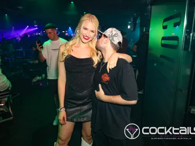 A professional photo of guests enjoying themselves at Cocktails Nightclub from our gallery.