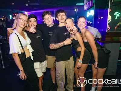 A professional photo of guests enjoying themselves at Cocktails Nightclub from our gallery.