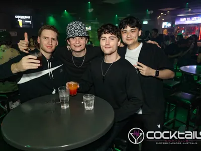 A professional photo of guests enjoying themselves at Cocktails Nightclub from our gallery.