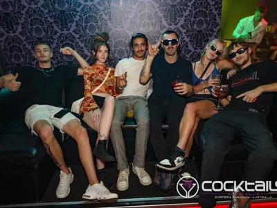 A professional photo of guests enjoying themselves at Cocktails Nightclub from our gallery.