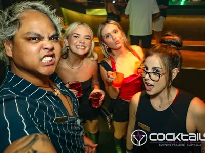 A professional photo of guests enjoying themselves at Cocktails Nightclub from our gallery.