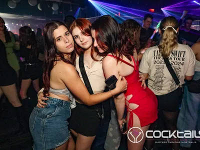 A professional photo of guests enjoying themselves at Cocktails Nightclub from our gallery.