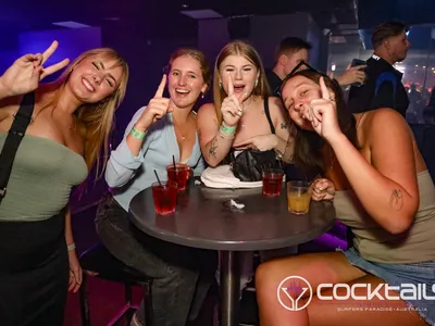 A professional photo of guests enjoying themselves at Cocktails Nightclub from our gallery.