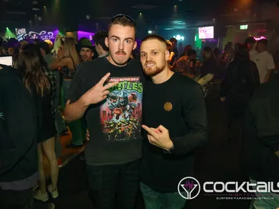 A professional photo of guests enjoying themselves at Cocktails Nightclub from our gallery.