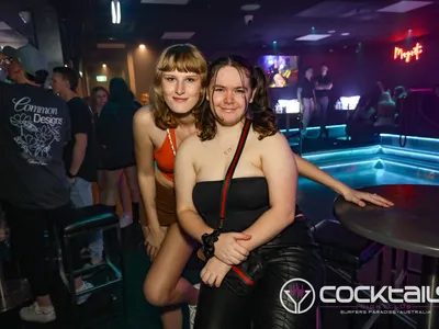 A professional photo of guests enjoying themselves at Cocktails Nightclub from our gallery.