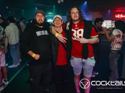 A professional photo of guests enjoying themselves at Cocktails Nightclub from our gallery.