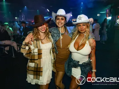 A professional photo of guests enjoying themselves at Cocktails Nightclub from our gallery.