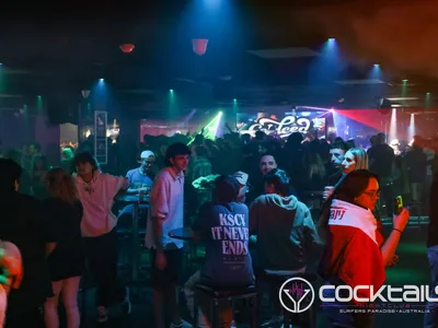 A professional photo of guests enjoying themselves at Cocktails Nightclub from our gallery.