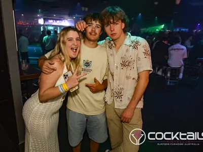 A professional photo of guests enjoying themselves at Cocktails Nightclub from our gallery.