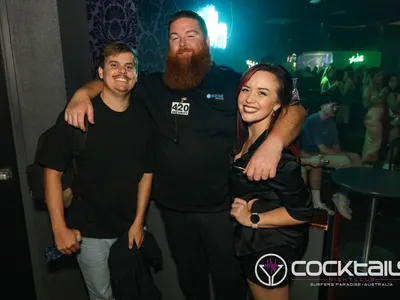 A professional photo of guests enjoying themselves at Cocktails Nightclub from our gallery.