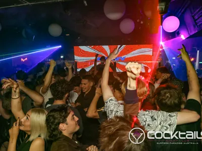 A professional photo of guests enjoying themselves at Cocktails Nightclub from our gallery.