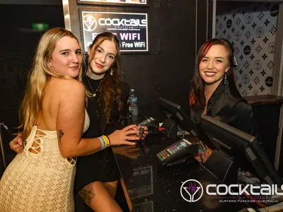 A professional photo of guests enjoying themselves at Cocktails Nightclub from our gallery.