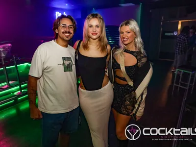 A professional photo of guests enjoying themselves at Cocktails Nightclub from our gallery.