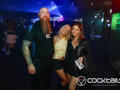 A professional photo of guests enjoying themselves at Cocktails Nightclub from our gallery.