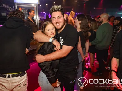 A professional photo of guests enjoying themselves at Cocktails Nightclub from our gallery.