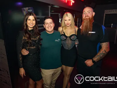 A professional photo of guests enjoying themselves at Cocktails Nightclub from our gallery.