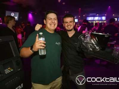 A professional photo of guests enjoying themselves at Cocktails Nightclub from our gallery.