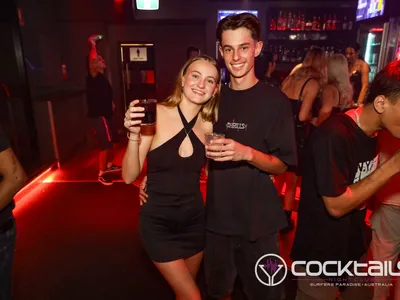 A professional photo of guests enjoying themselves at Cocktails Nightclub from our gallery.