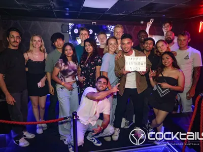 A professional photo of guests enjoying themselves at Cocktails Nightclub from our gallery.