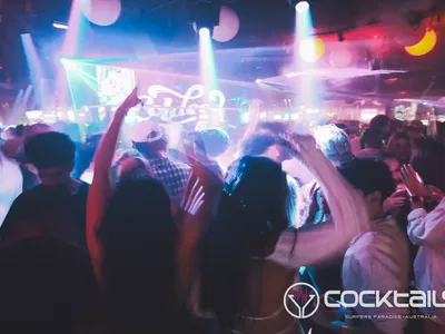 A professional photo of guests enjoying themselves at Cocktails Nightclub from our gallery.