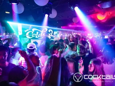 A professional photo of guests enjoying themselves at Cocktails Nightclub from our gallery.