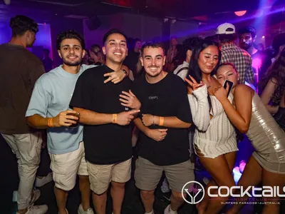 A professional photo of guests enjoying themselves at Cocktails Nightclub from our gallery.