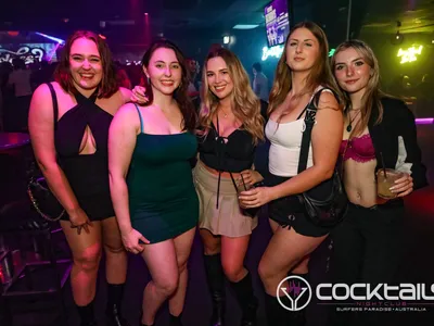 A professional photo of guests enjoying themselves at Cocktails Nightclub from our gallery.