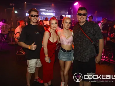 A professional photo of guests enjoying themselves at Cocktails Nightclub from our gallery.