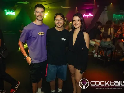 A professional photo of guests enjoying themselves at Cocktails Nightclub from our gallery.