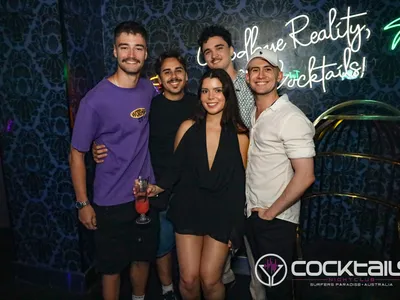 A professional photo of guests enjoying themselves at Cocktails Nightclub from our gallery.