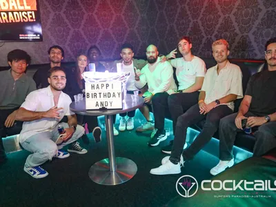 A professional photo of guests enjoying themselves at Cocktails Nightclub from our gallery.