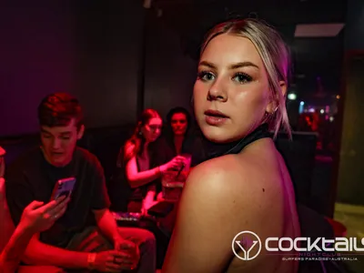 A professional photo of guests enjoying themselves at Cocktails Nightclub from our gallery.