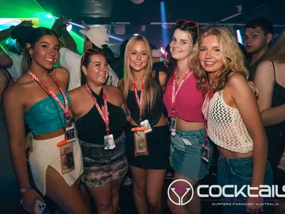 A professional photo of guests enjoying themselves at Cocktails Nightclub from our gallery.