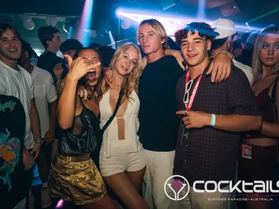 A professional photo of guests enjoying themselves at Cocktails Nightclub from our gallery.