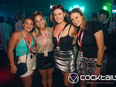 A professional photo of guests enjoying themselves at Cocktails Nightclub from our gallery.