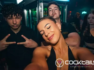 A professional photo of guests enjoying themselves at Cocktails Nightclub from our gallery.