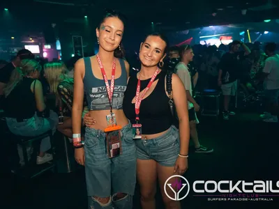 A professional photo of guests enjoying themselves at Cocktails Nightclub from our gallery.