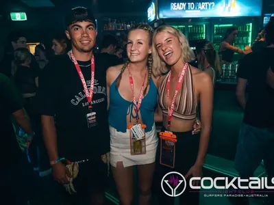 A professional photo of guests enjoying themselves at Cocktails Nightclub from our gallery.