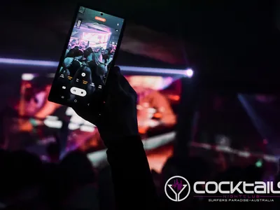 A professional photo of guests enjoying themselves at Cocktails Nightclub from our gallery.