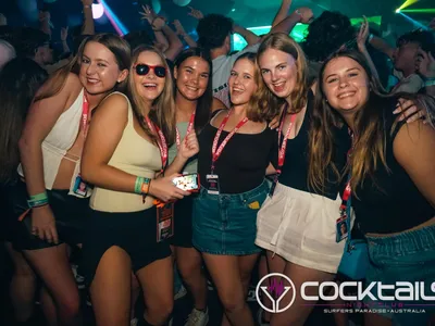 A professional photo of guests enjoying themselves at Cocktails Nightclub from our gallery.