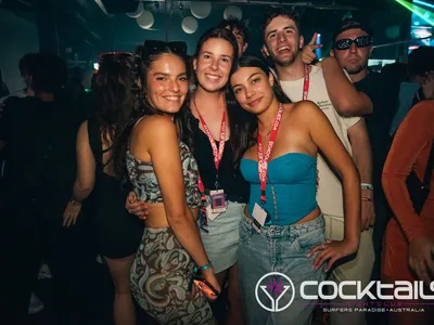 A professional photo of guests enjoying themselves at Cocktails Nightclub from our gallery.