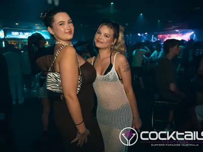 A professional photo of guests enjoying themselves at Cocktails Nightclub from our gallery.