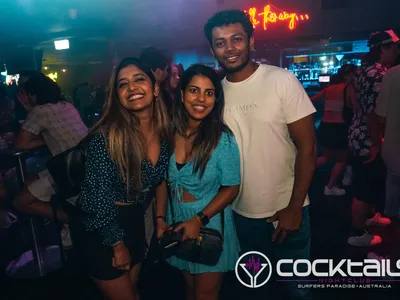 A professional photo of guests enjoying themselves at Cocktails Nightclub from our gallery.