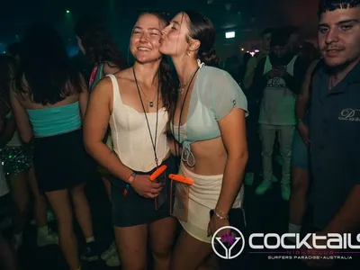 A professional photo of guests enjoying themselves at Cocktails Nightclub from our gallery.